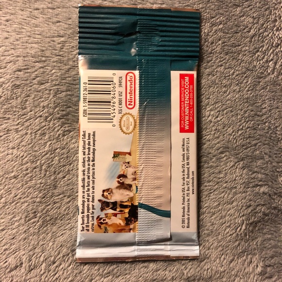 Brand New Sealed  Nintendogs Limited Edition Trading Cards - Picture 2 of 2